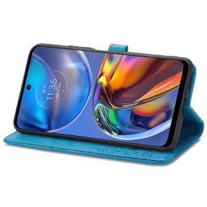 iMoshion Mandala Bookcase Motorola Moto E32 / E32s - Turquoise