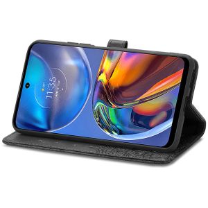 iMoshion Mandala Bookcase Motorola Moto E32 / E32s - Zwart