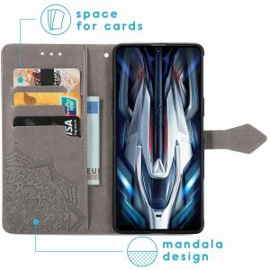 iMoshion Mandala Bookcase Xiaomi Poco F4 GT 5G - Grijs