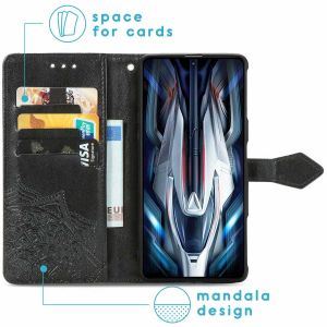 iMoshion Mandala Bookcase Xiaomi Poco F4 GT 5G - Zwart