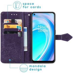 iMoshion Mandala Bookcase OnePlus Nord CE 2 Lite 5G - Paars