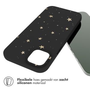 iMoshion Design hoesje iPhone 14 Plus - Sterren / Zwart