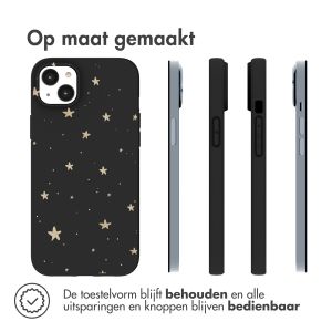 iMoshion Design hoesje iPhone 14 Plus - Sterren / Zwart