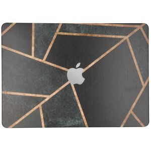 iMoshion Laptop Cover MacBook Air 13 inch (2022) / Air 13 inch (2024) M3 chip - A2681 / A3113 - Black Graphic