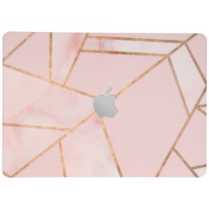 iMoshion Laptop Cover MacBook Air 13 inch (2022) / Air 13 inch (2024) M3 chip - A2681 / A3113 - Pink Graphic