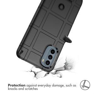 iMoshion Rugged Shield Backcover Motorola Moto G31 / G41 - Zwart