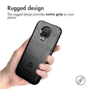 iMoshion Rugged Shield Backcover Nokia G10 / G20 - Zwart