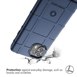 iMoshion Rugged Shield Backcover Motorola Edge 20 Lite - Blauw