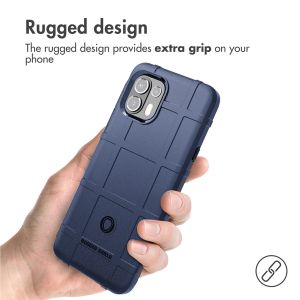 iMoshion Rugged Shield Backcover Motorola Edge 20 Lite - Blauw