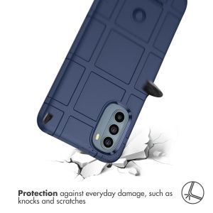 iMoshion Rugged Shield Backcover Motorola Moto G31 / Moto G41 - Blauw
