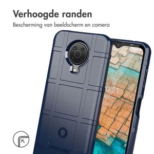 iMoshion Rugged Shield Backcover Nokia G10 / G20 - Donkerblauw