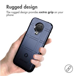 iMoshion Rugged Shield Backcover Nokia G10 / G20 - Blauw