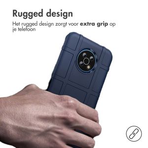 iMoshion Rugged Shield Backcover Nokia G50 - Donkerblauw