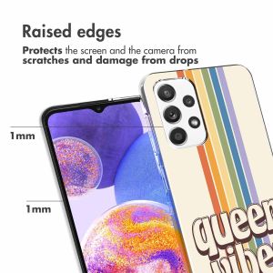 iMoshion Design hoesje Samsung Galaxy A23 (5G) - Rainbow Queer vibes