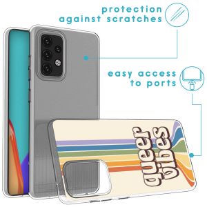iMoshion Design hoesje Samsung Galaxy A52(s) (5G/4G) - Rainbow Queer vibes