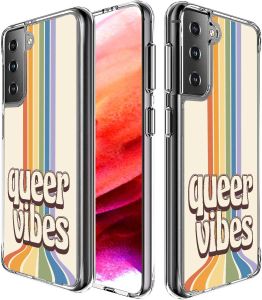 iMoshion Design hoesje Samsung Galaxy S21 FE - Rainbow Queer vibes