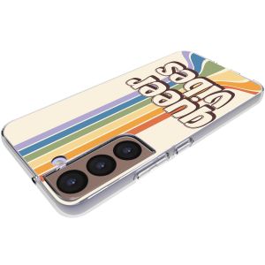 iMoshion Design hoesje Samsung Galaxy S22 - Rainbow Queer vibes