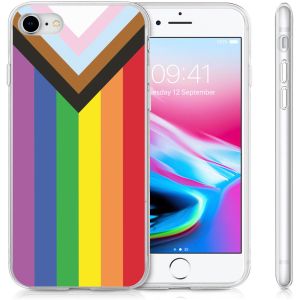 iMoshion Design hoesje iPhone SE (2022 / 2020) / 8 / 7 - Rainbow flag