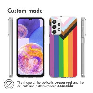 iMoshion Design hoesje Samsung Galaxy A23 (5G) - Rainbow flag