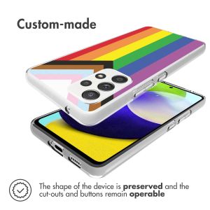 iMoshion Design hoesje Samsung Galaxy A53 - Rainbow flag