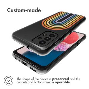 iMoshion Design hoesje Samsung Galaxy A13 (4G) - Rainbow