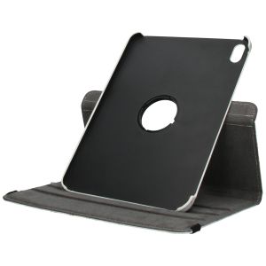 iMoshion 360° Draaibare Design Bookcase iPad 10 (2022) 10.9 inch - White Marble