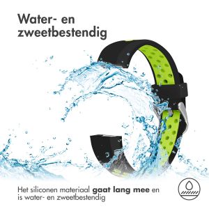 iMoshion Siliconen sport bandje Fitbit Alta (HR) - Zwart/Groen