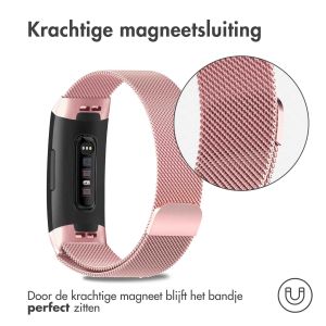 iMoshion Milanees magnetisch bandje Fitbit Charge 3 / 4 - Roze