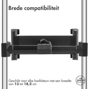 iMoshion Tablethouder auto - Verstelbaar - Hoofdsteun - Zwart