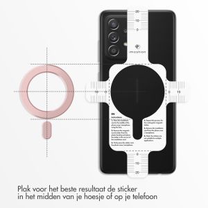 iMoshion MagSafe sticker met installatiehulp - Roze
