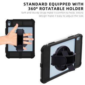 Redpepper Waterproof Backcase iPad 10 (2022) 10.9 inch - Zwart