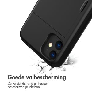 iMoshion Backcover met pasjeshouder iPhone 11 - Zwart