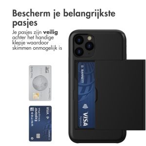 iMoshion Backcover met pasjeshouder iPhone 11 Pro - Zwart