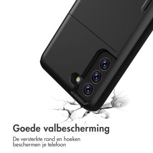 iMoshion Backcover met pasjeshouder Samsung Galaxy S21 FE - Zwart