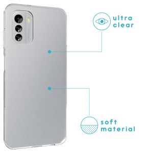 IMoshion Softcase Für Nokia G20/G10 – Transparente, Stoßfeste Silikonhülle Mit Verstärkten Ecken