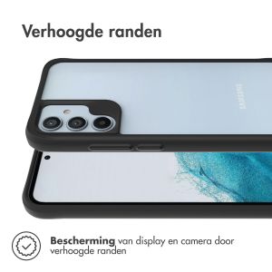 iMoshion Rugged Hybrid Case Samsung Galaxy A34 (5G) - Zwart / Transparant