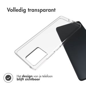 Accezz Clear Backcover Motorola Edge 30 Fusion - Transparant