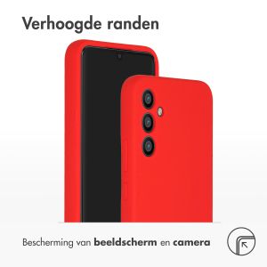 Accezz Liquid Silicone Backcover Samsung Galaxy A34 (5G) - Rood