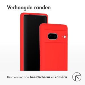 Accezz Liquid Silicone Backcover Google Pixel 7 - Rood