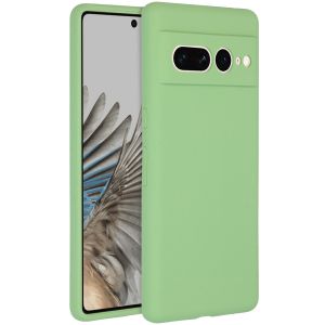 Accezz Liquid Silicone Backcover Google Pixel 7 Pro - Groen