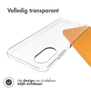 Accezz Clear Backcover Oppo A17 - Transparant
