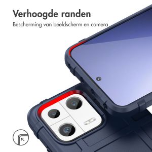 iMoshion Rugged Shield Backcover Xiaomi 13 - Donkerblauw