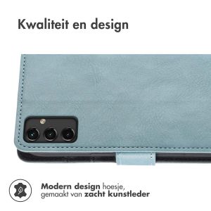iMoshion Luxe Bookcase Samsung Galaxy A14 (5G/4G) - Lichtblauw