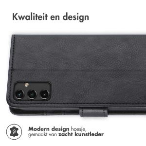 iMoshion Luxe Bookcase Samsung Galaxy A14 (5G/4G) - Zwart