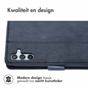 iMoshion Luxe Bookcase Samsung Galaxy A34 (5G) - Donkerblauw