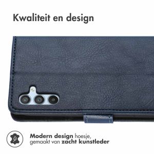 iMoshion Luxe Bookcase Samsung Galaxy A54 (5G) - Donkerblauw