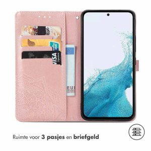 iMoshion Mandala Bookcase Samsung Galaxy A34 (5G) - Rosé Goud