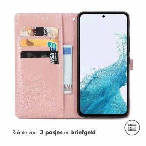 iMoshion Mandala Bookcase Samsung Galaxy A54 (5G) - Rosé Goud