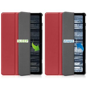 iMoshion Trifold Bookcase Nokia T21 - Rood