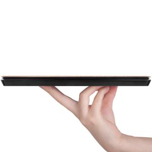 iMoshion Trifold Bookcase Microsoft Surface Pro 9 / Pro 10 - Rosé Goud